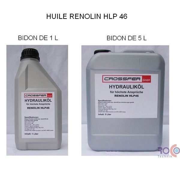 HUILE HYDRAULIQUE RENOLIN CROSSFER HLP46 - 1L +